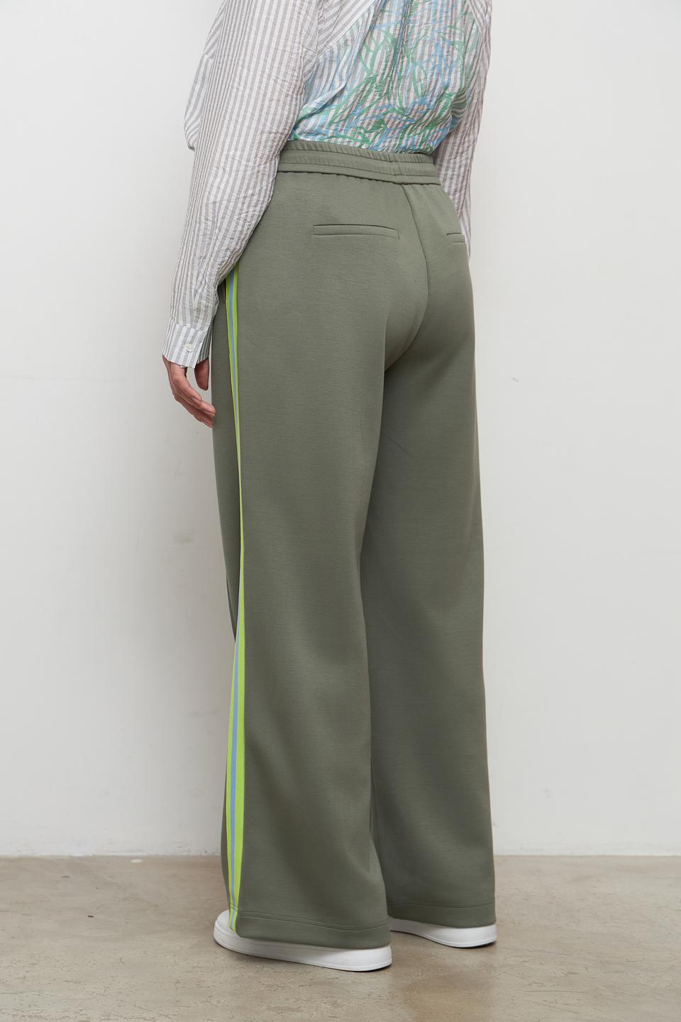 Брюки Lecomte с полосками хаки