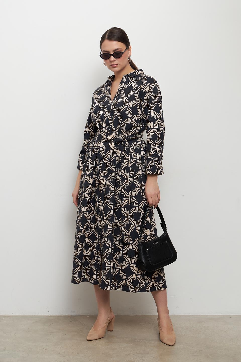 Платье MORE and MORE с принтом