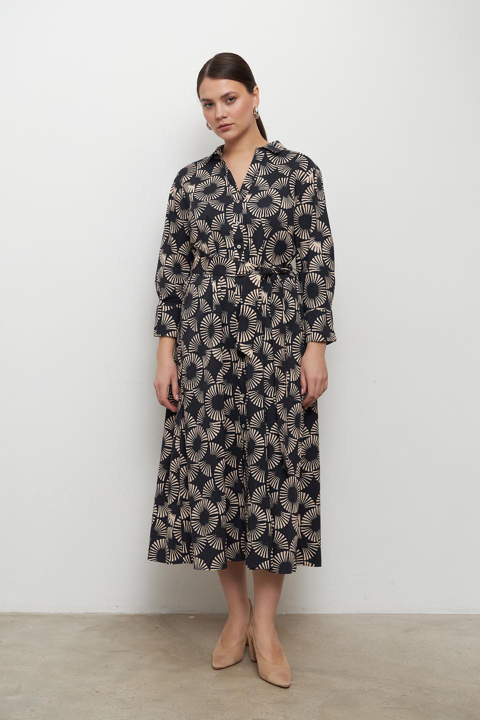 Платье MORE and MORE с принтом