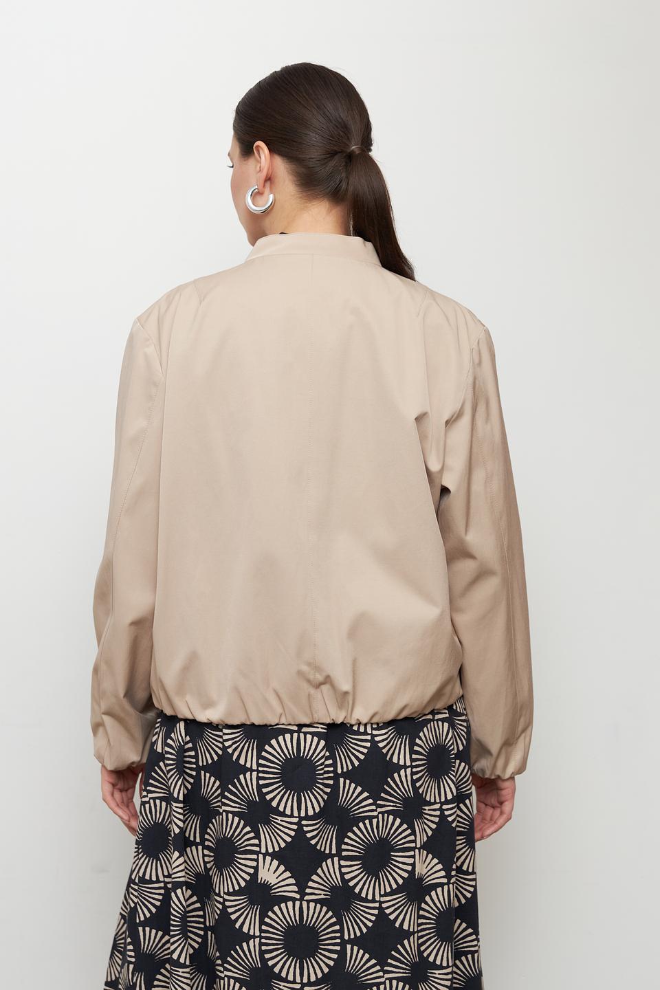 Куртка-бомбер MORE and MORE бежевая