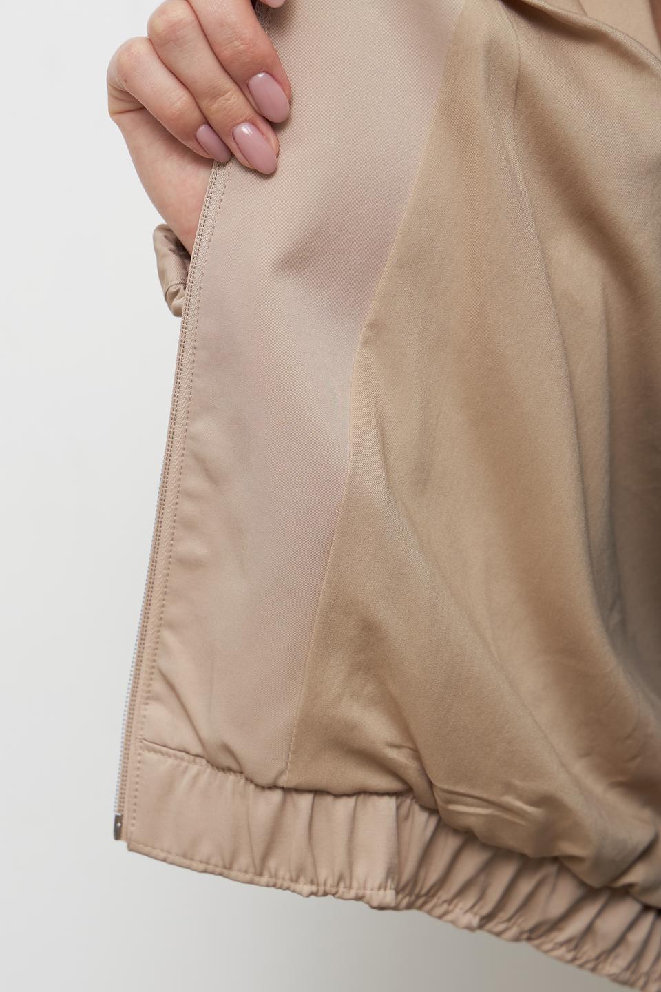 Куртка-бомбер MORE and MORE бежевая