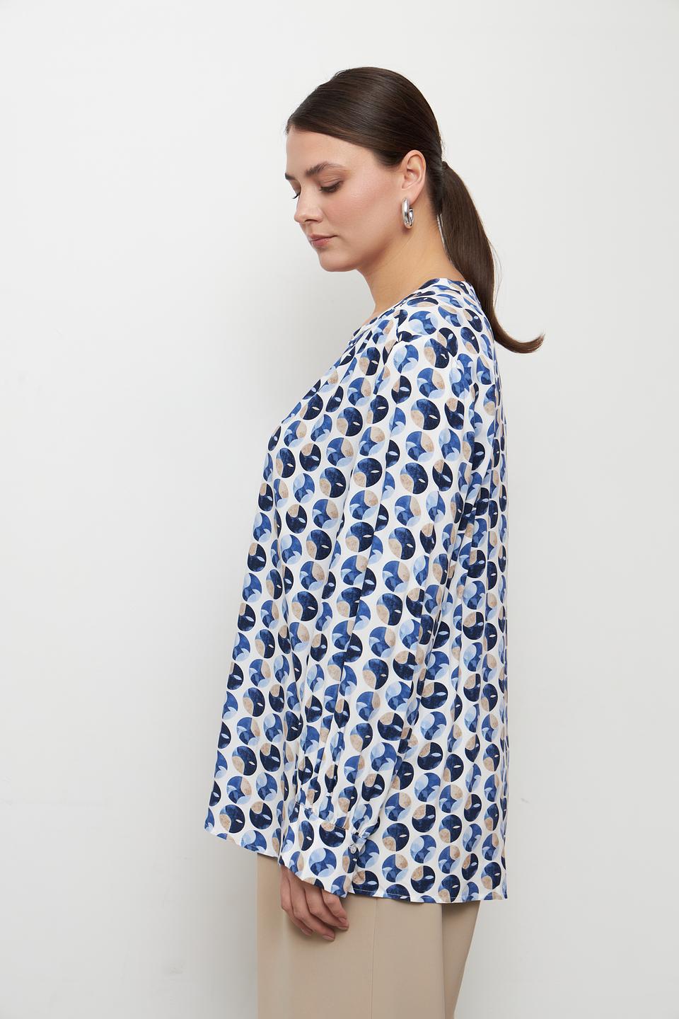 Блуза Olsen с геометрическим принтом