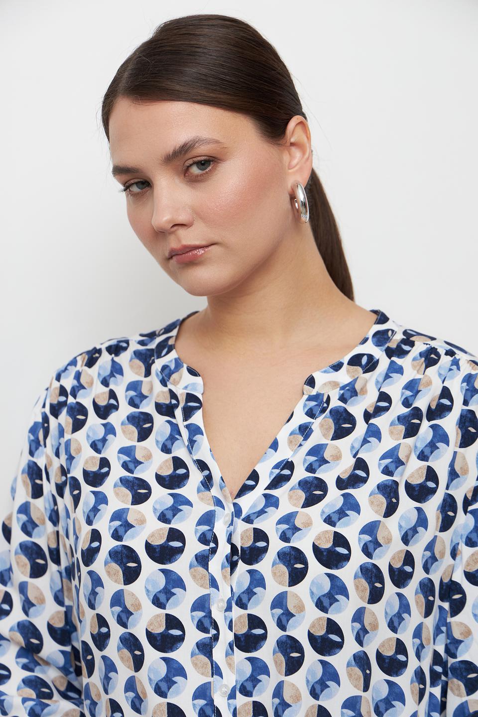 Блуза Olsen с геометрическим принтом