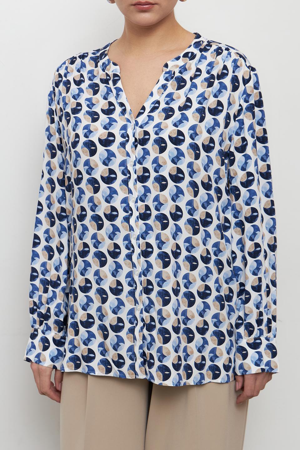 Блуза Olsen с геометрическим принтом