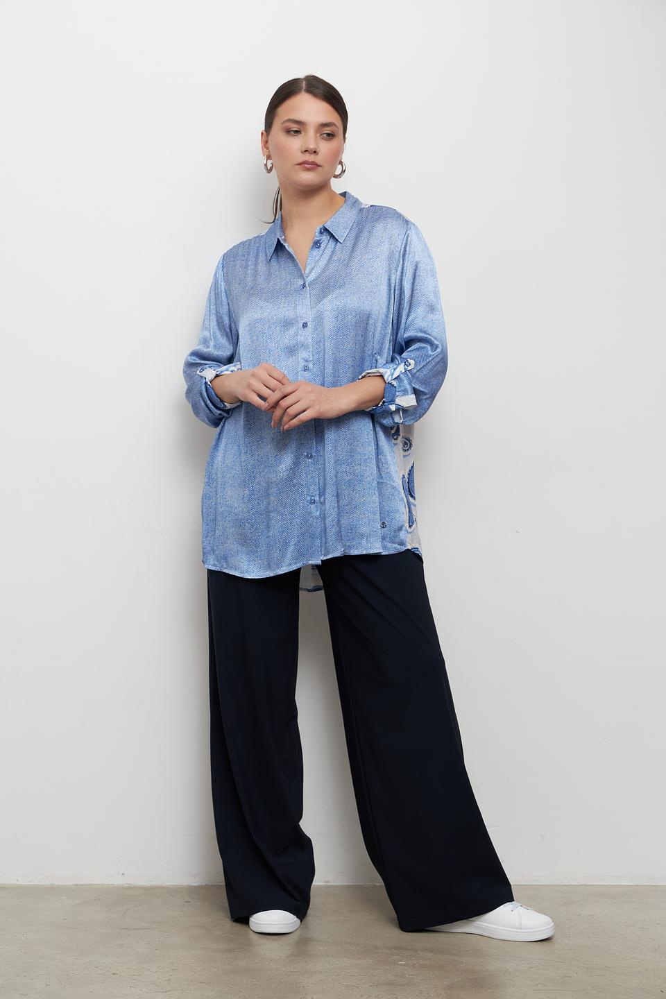 Блуза Frapp с принтом