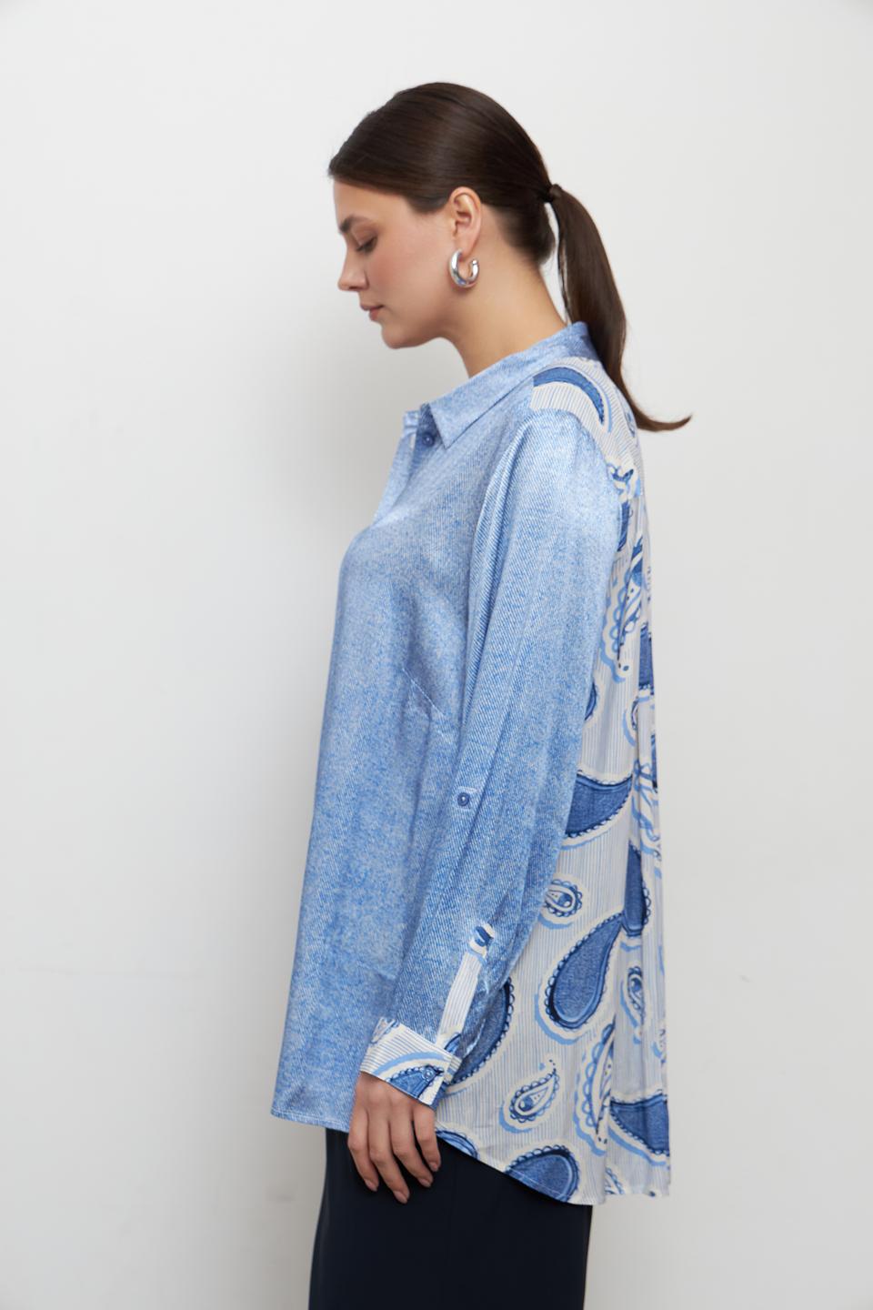 Блуза Frapp с принтом