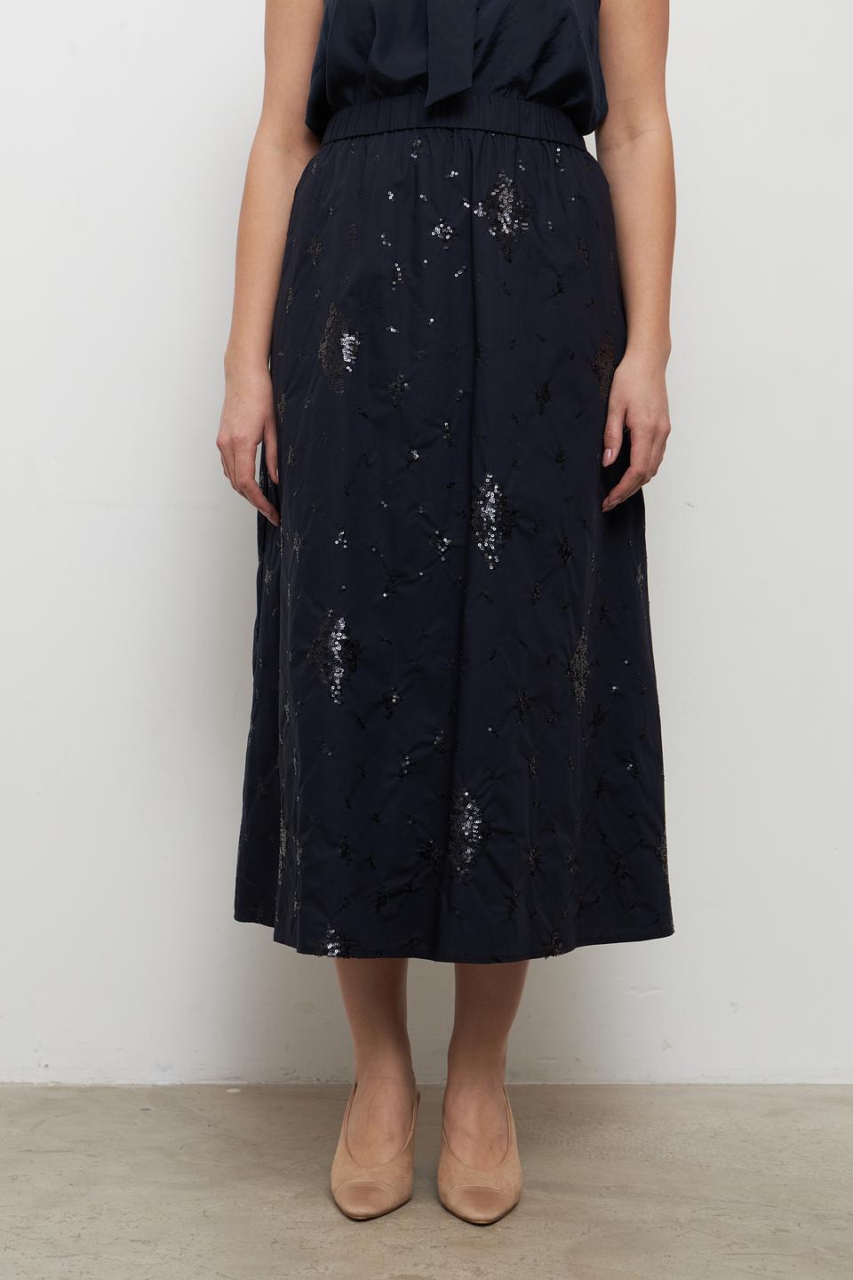Юбка Lecomte с вышивкой