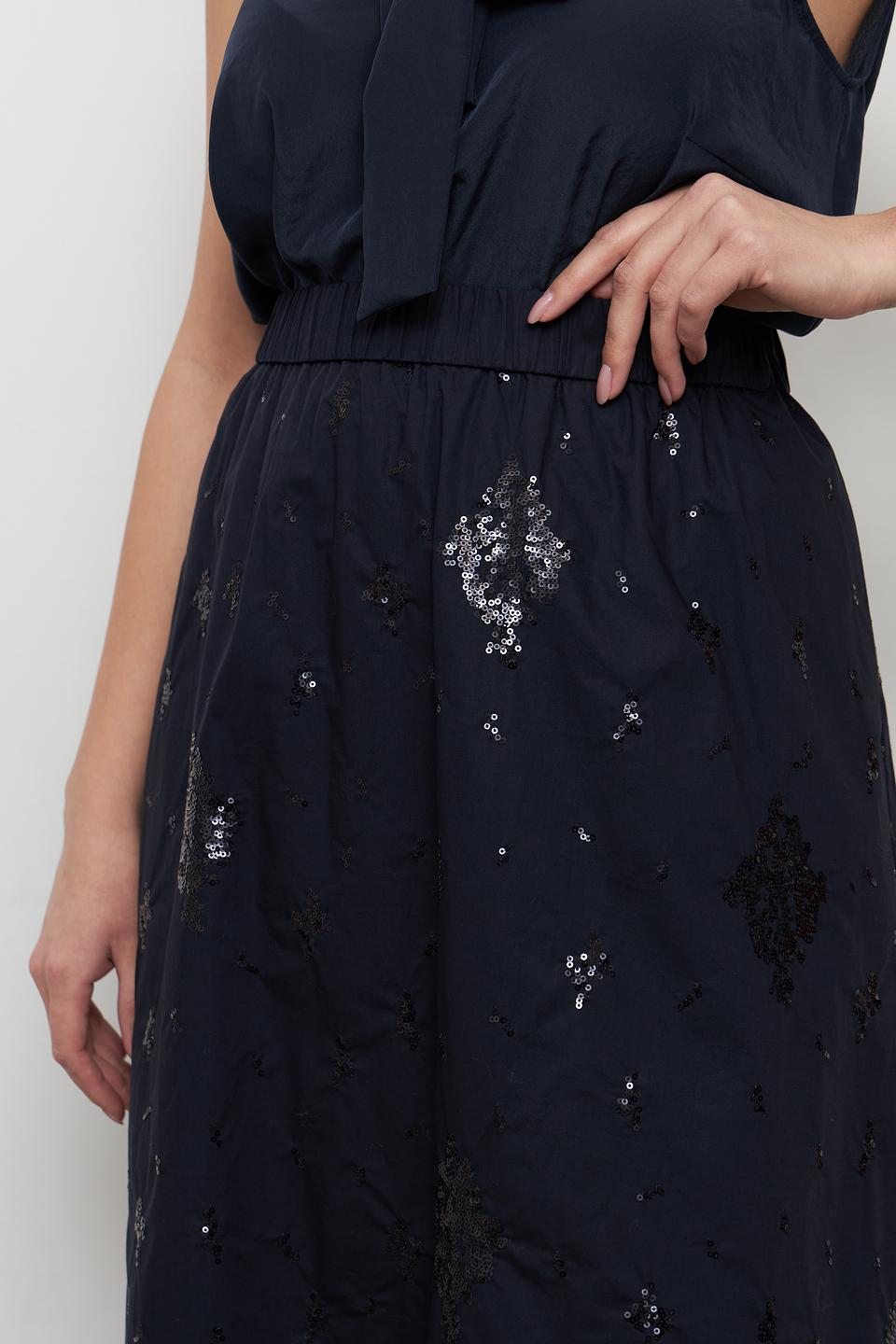 Юбка Lecomte с вышивкой