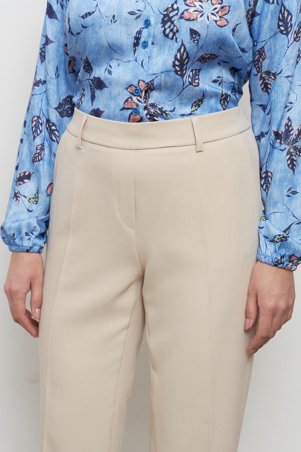 Брюки классические Anna Montana бежевые