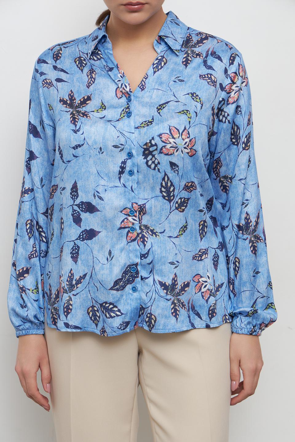 Блуза Bianca с цветочным принтом