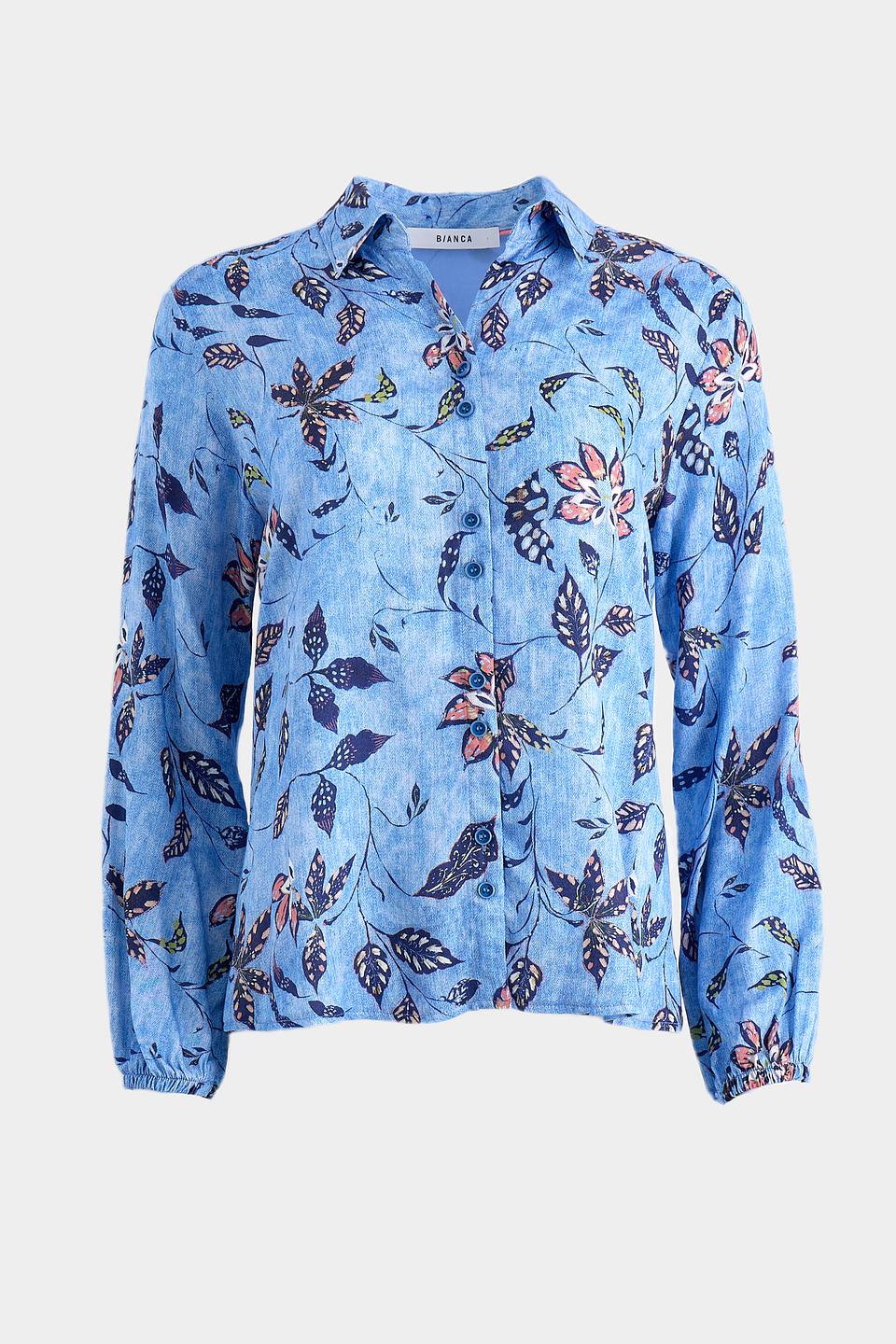 Блуза Bianca с цветочным принтом