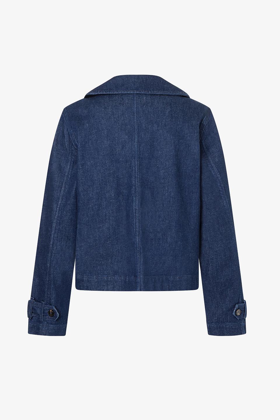 Жакет MORE and MORE джинсовый синий
