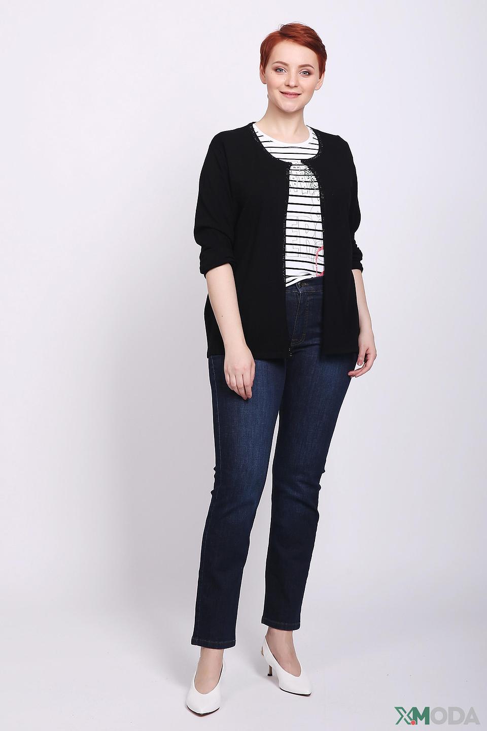 Жакет Via Appia чёрный с декором