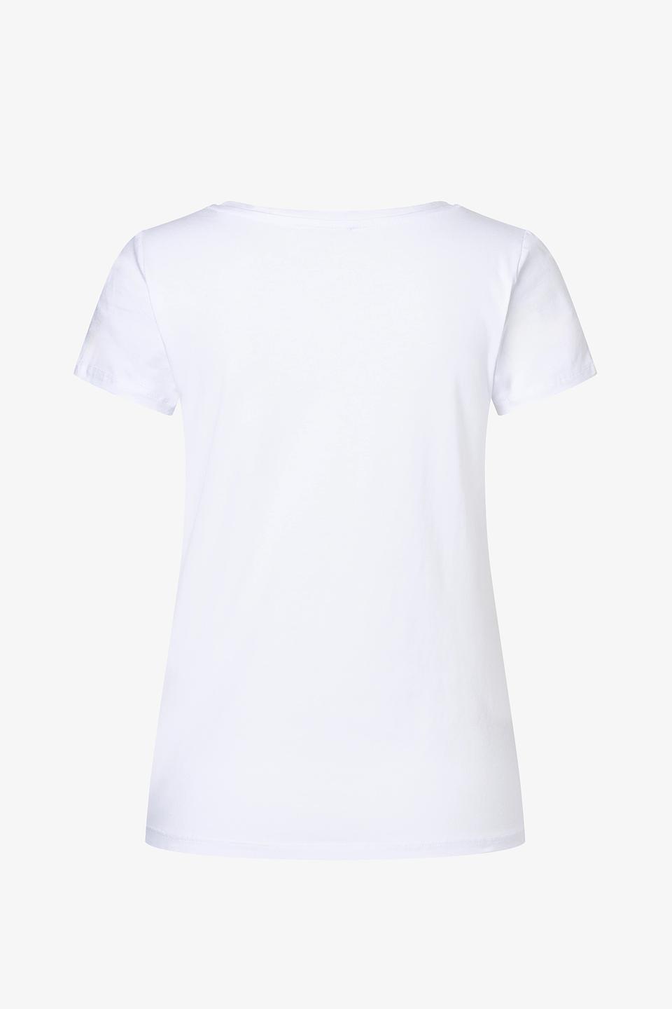 Футболка MORE and MORE с принтом