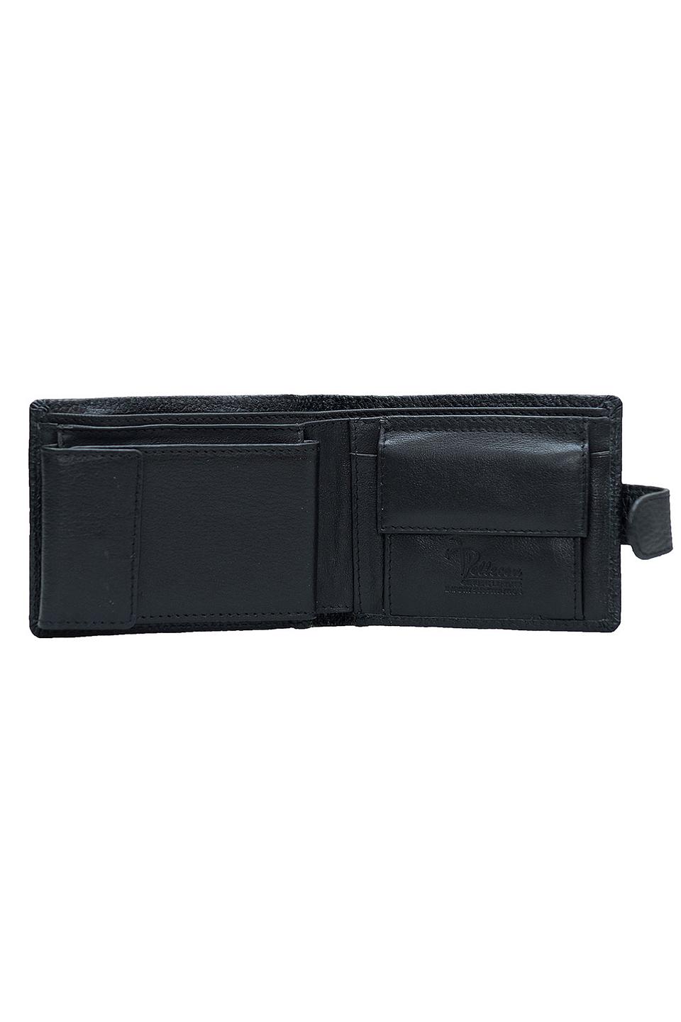 Кошелек Pellecon кожаный черный