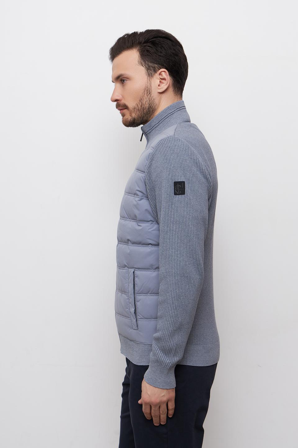 Кардиган Casa Moda стеганый серый