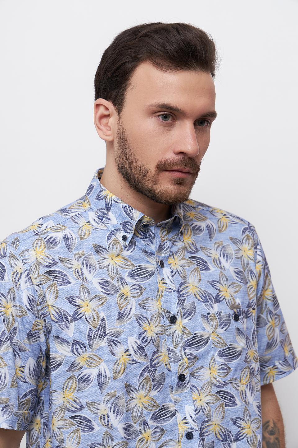 Рубашка Casa Moda с цветочным принтом