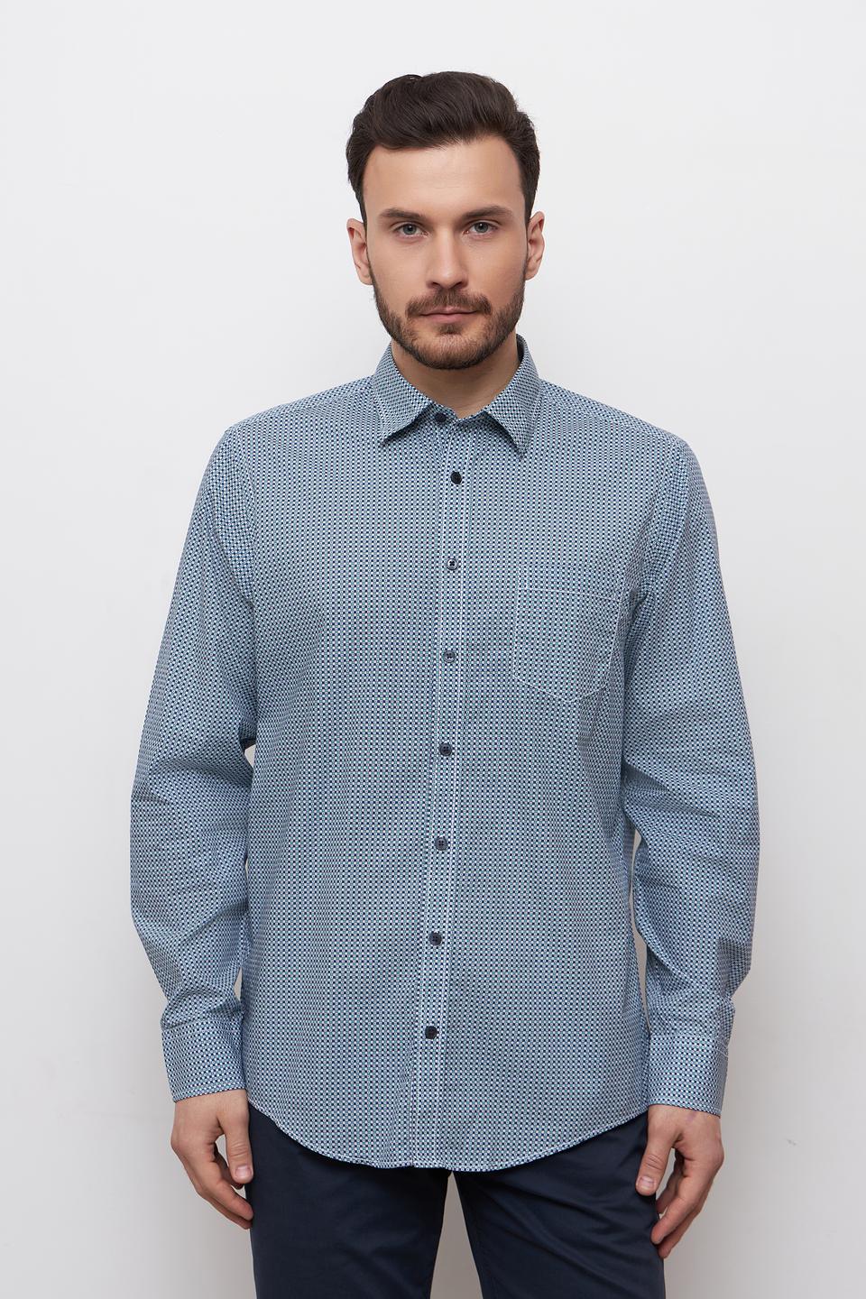 Рубашка Casa Moda в голубую клетку