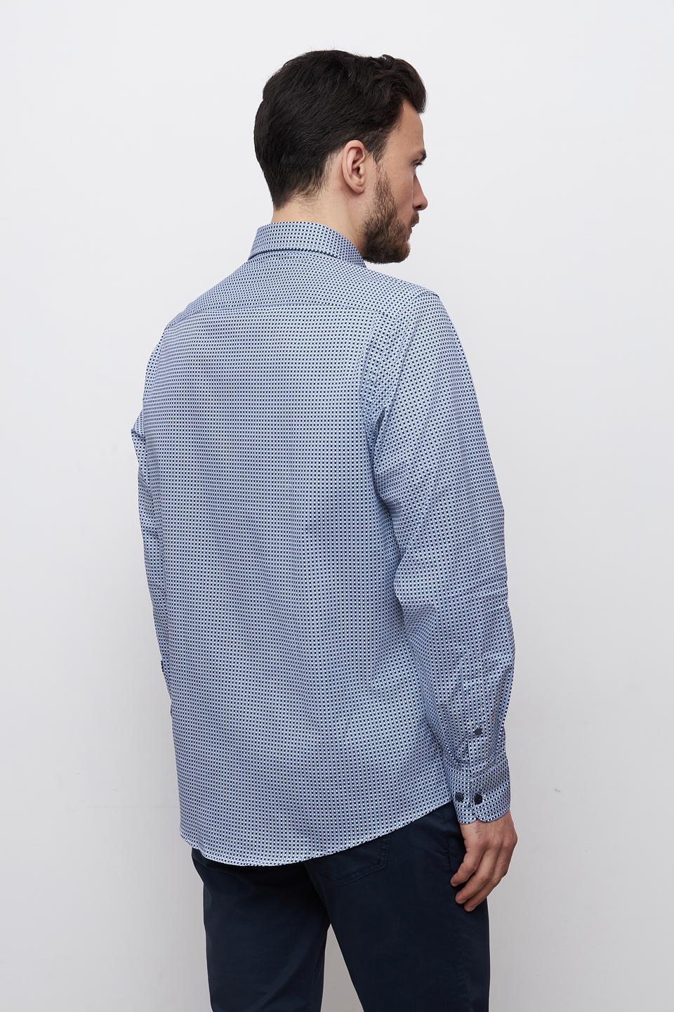 Рубашка Casa Moda в горошек