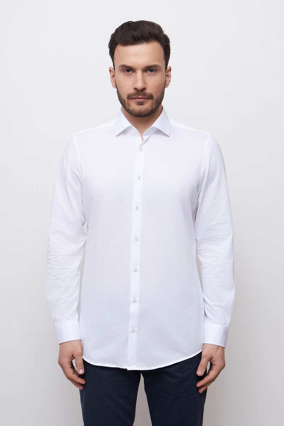 Рубашка Venti Slim Fit белая