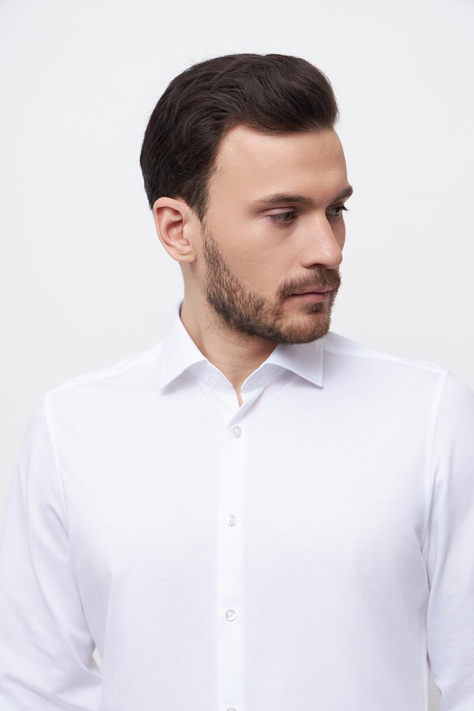 Рубашка Venti Slim Fit белая