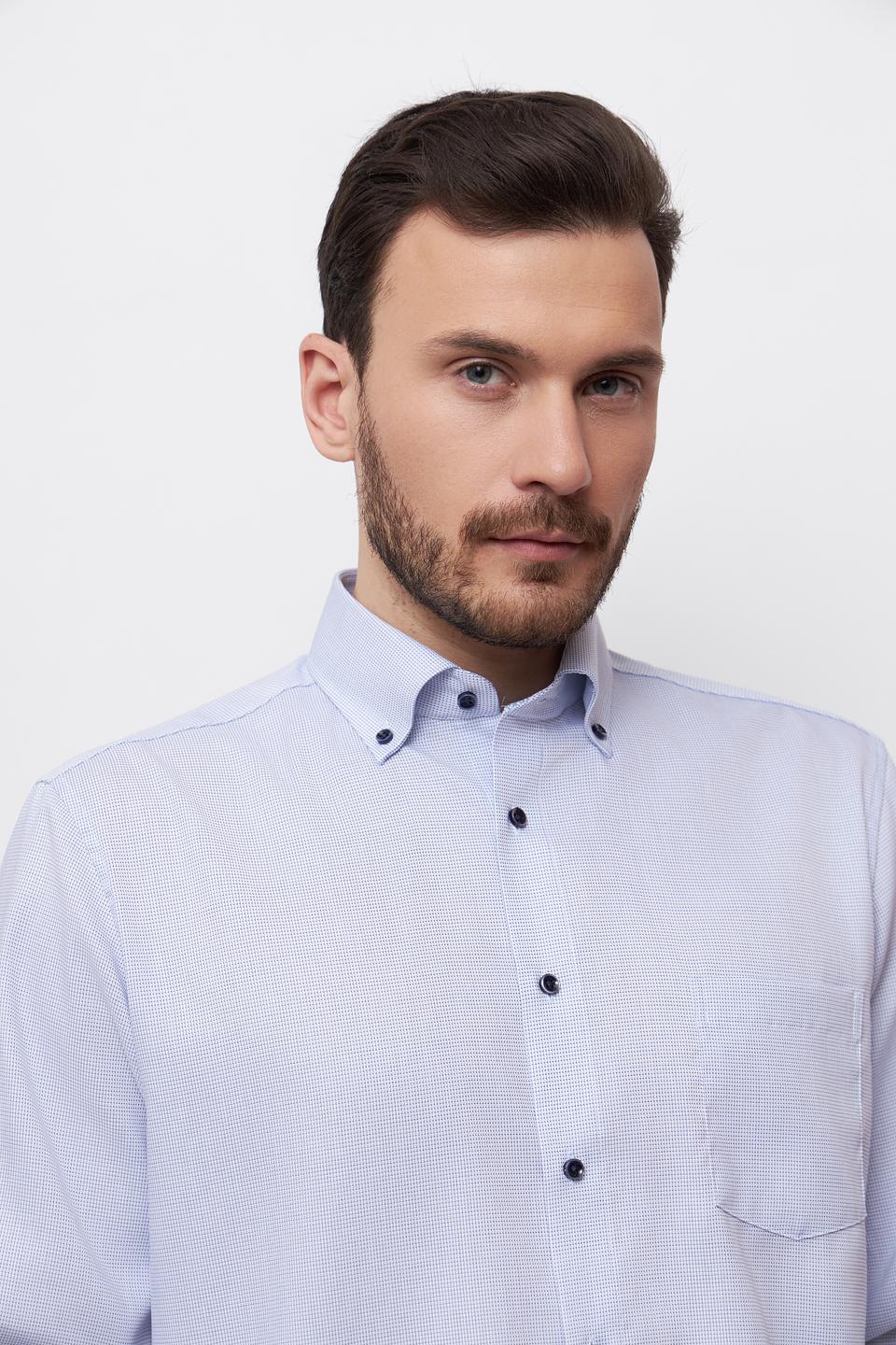 Рубашка Venti голубая приталенная