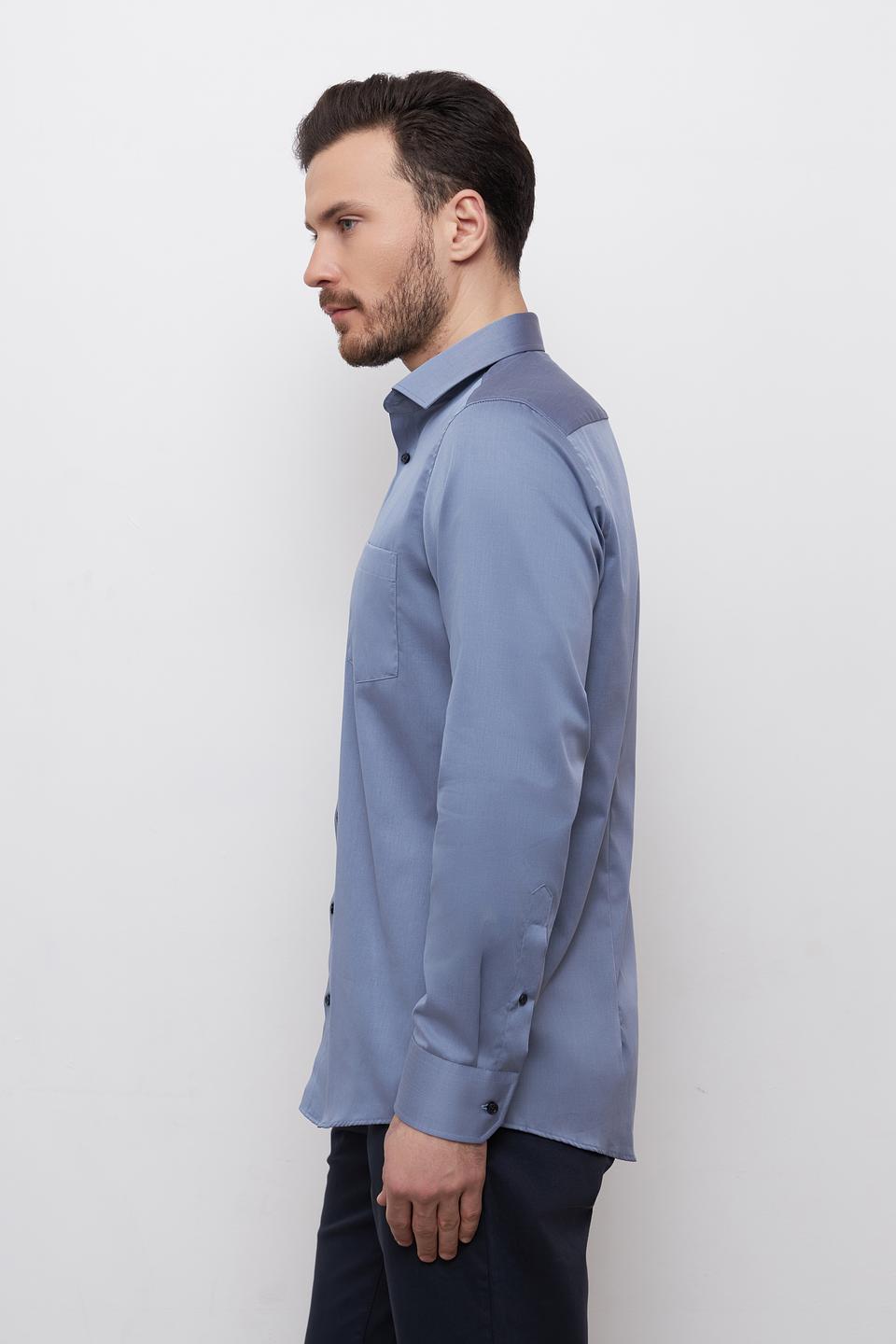 Рубашка Venti голубая приталенная