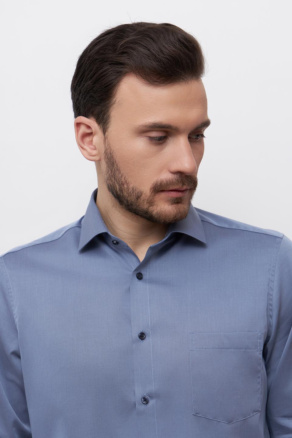 Рубашка Venti голубая приталенная