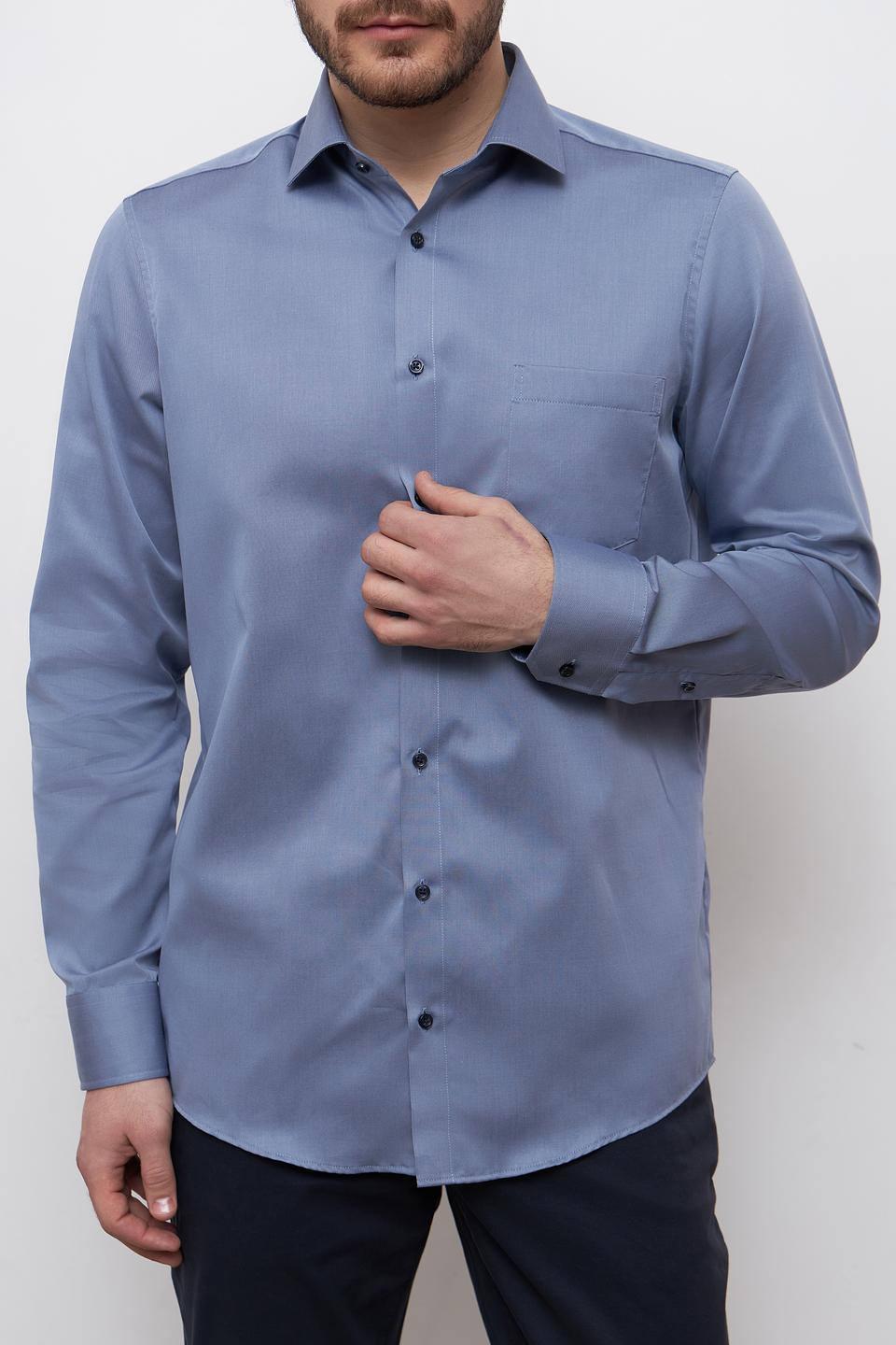 Рубашка Venti голубая приталенная