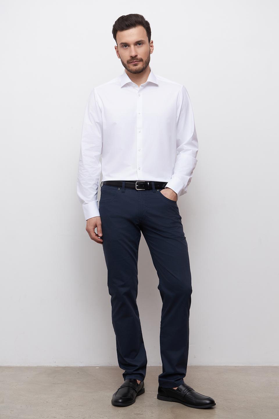 Рубашка Venti Slim Fit белая