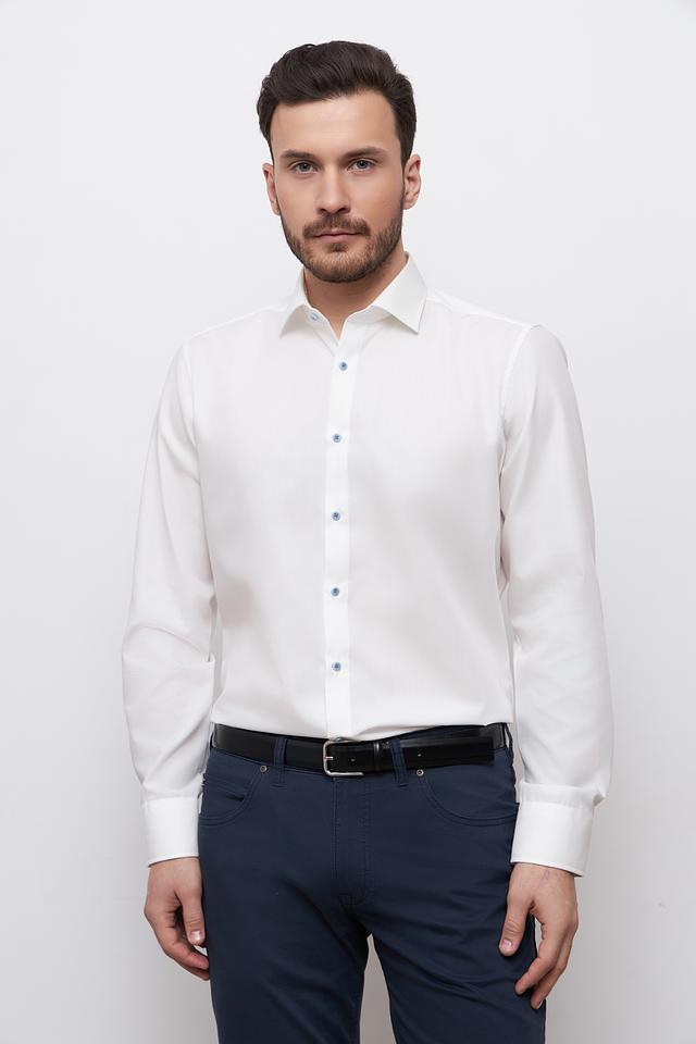 Рубашка Venti приталенная белая
