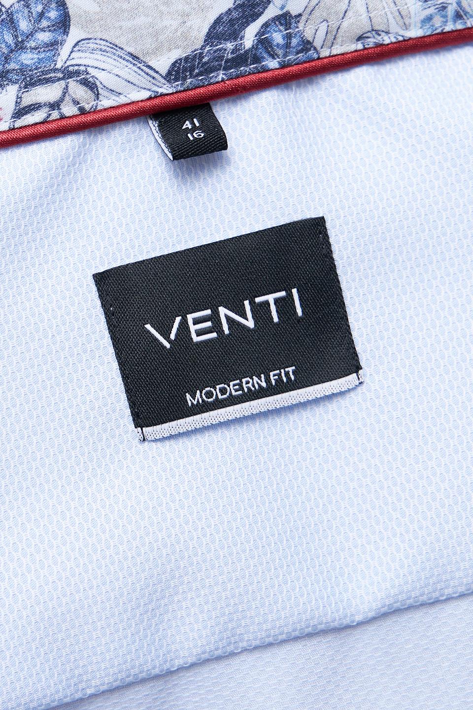 Рубашка Venti голубая приталенная