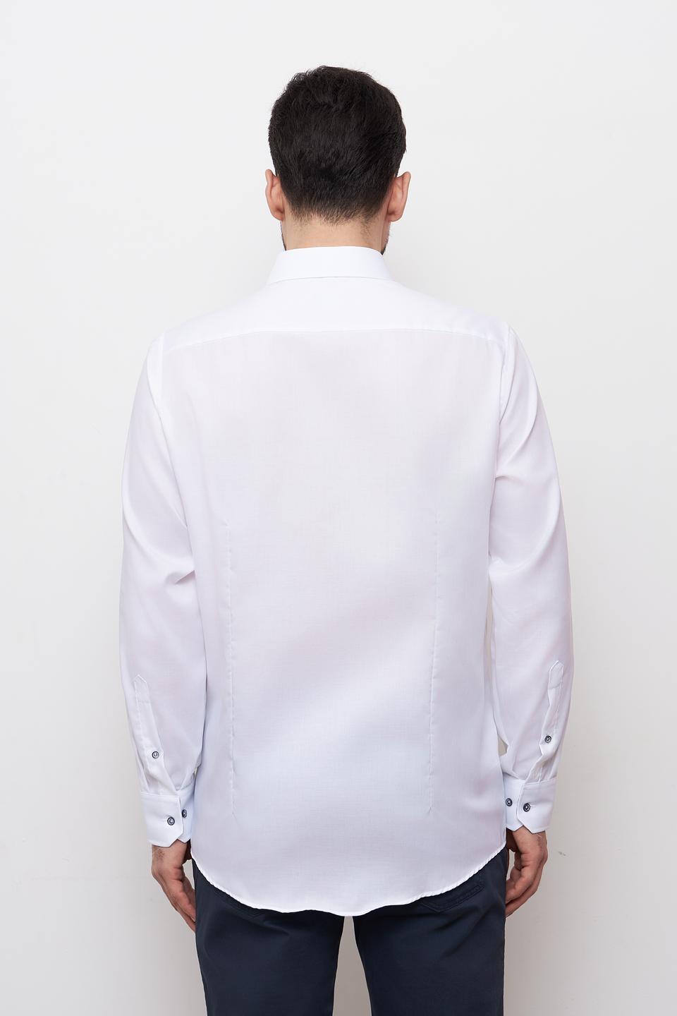 Рубашка Venti Slim Fit белая