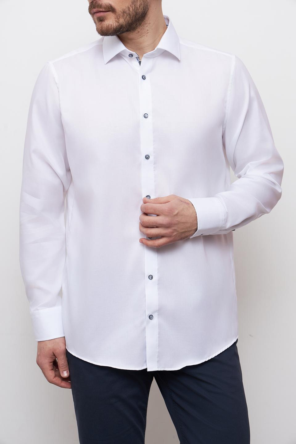 Рубашка Venti Slim Fit белая