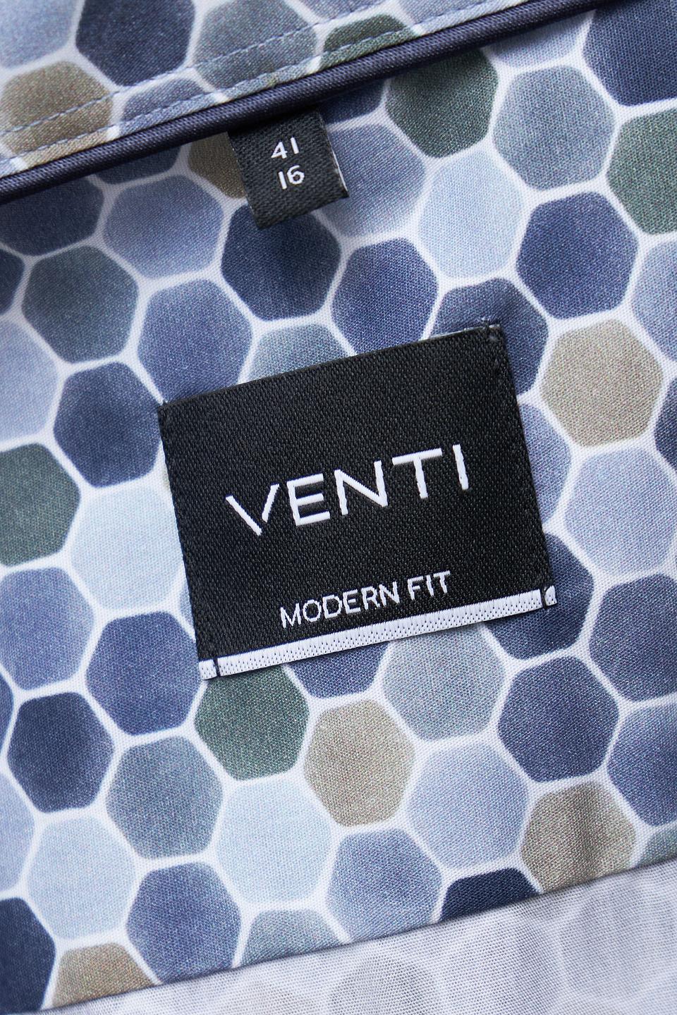 Рубашка Venti с геометрическим принтом