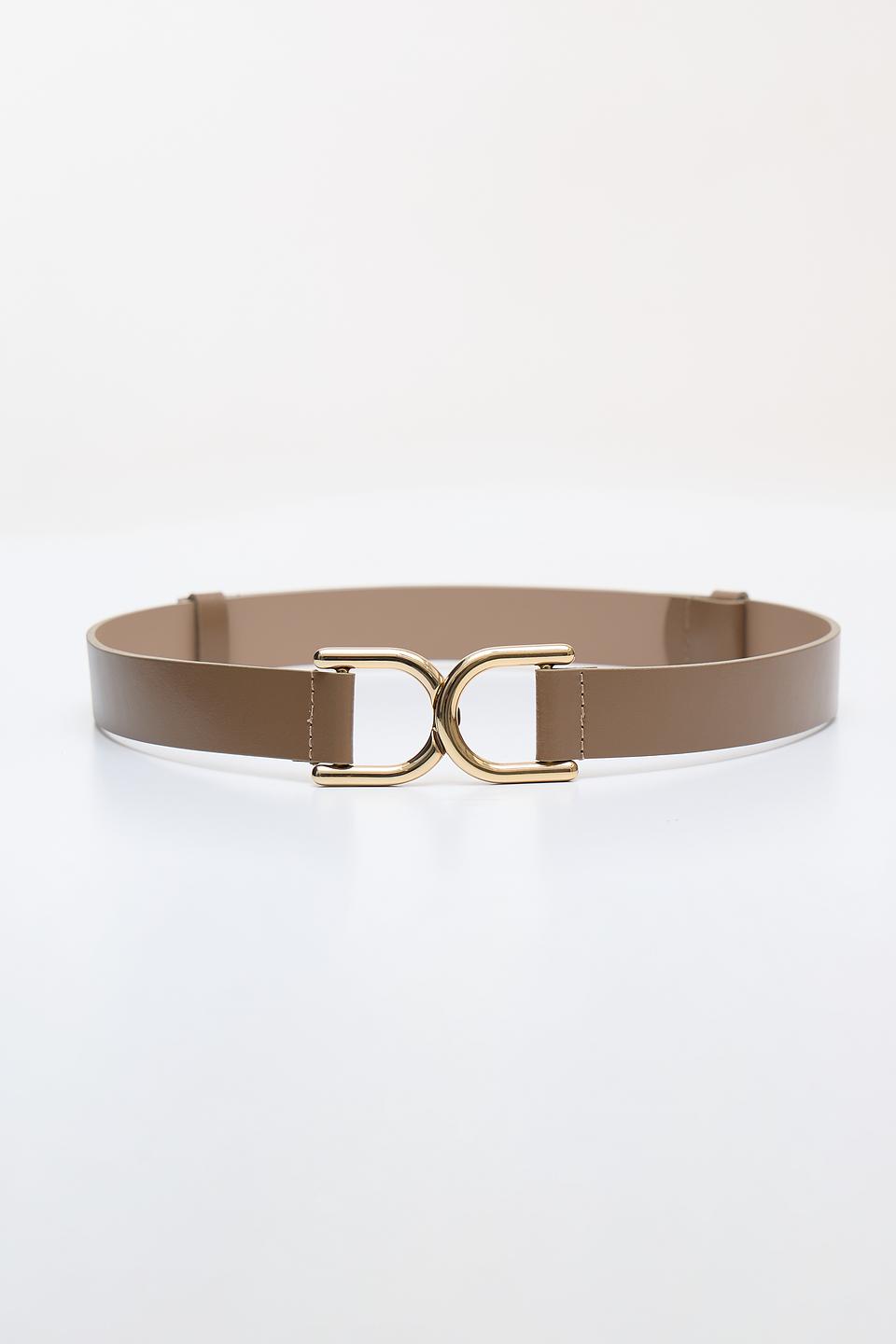 Ремень Penny Black с золотой пряжкой