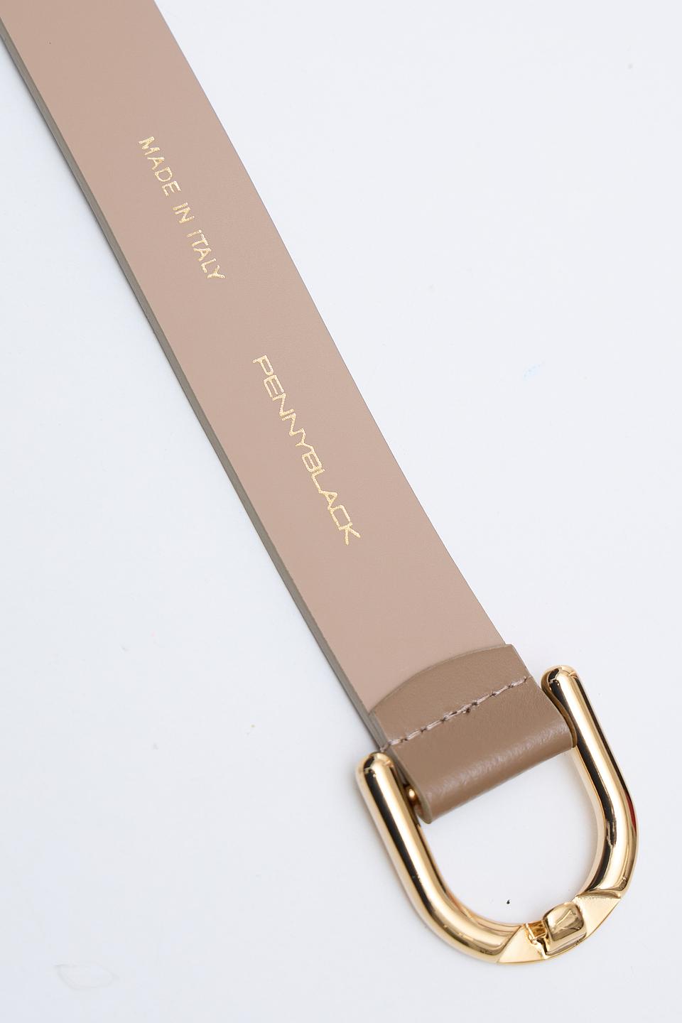 Ремень Penny Black с золотой пряжкой