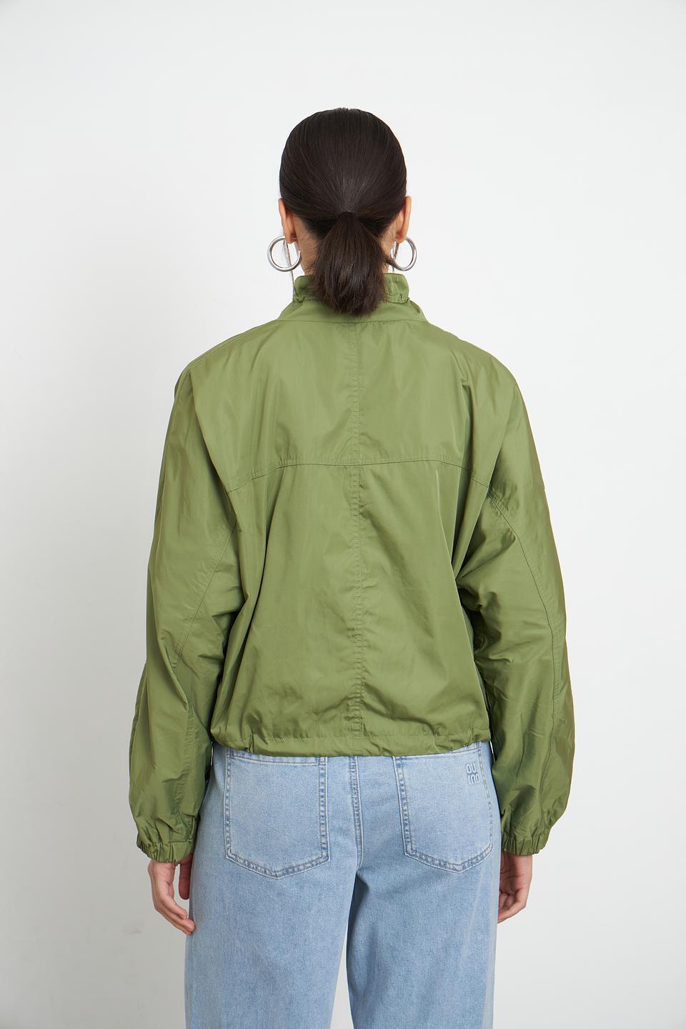 Куртка MORE and MORE оверсайз оливковая