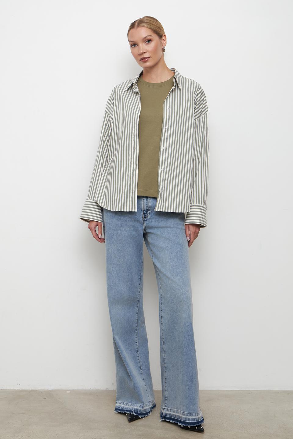 Блуза в полоску Betty and Co