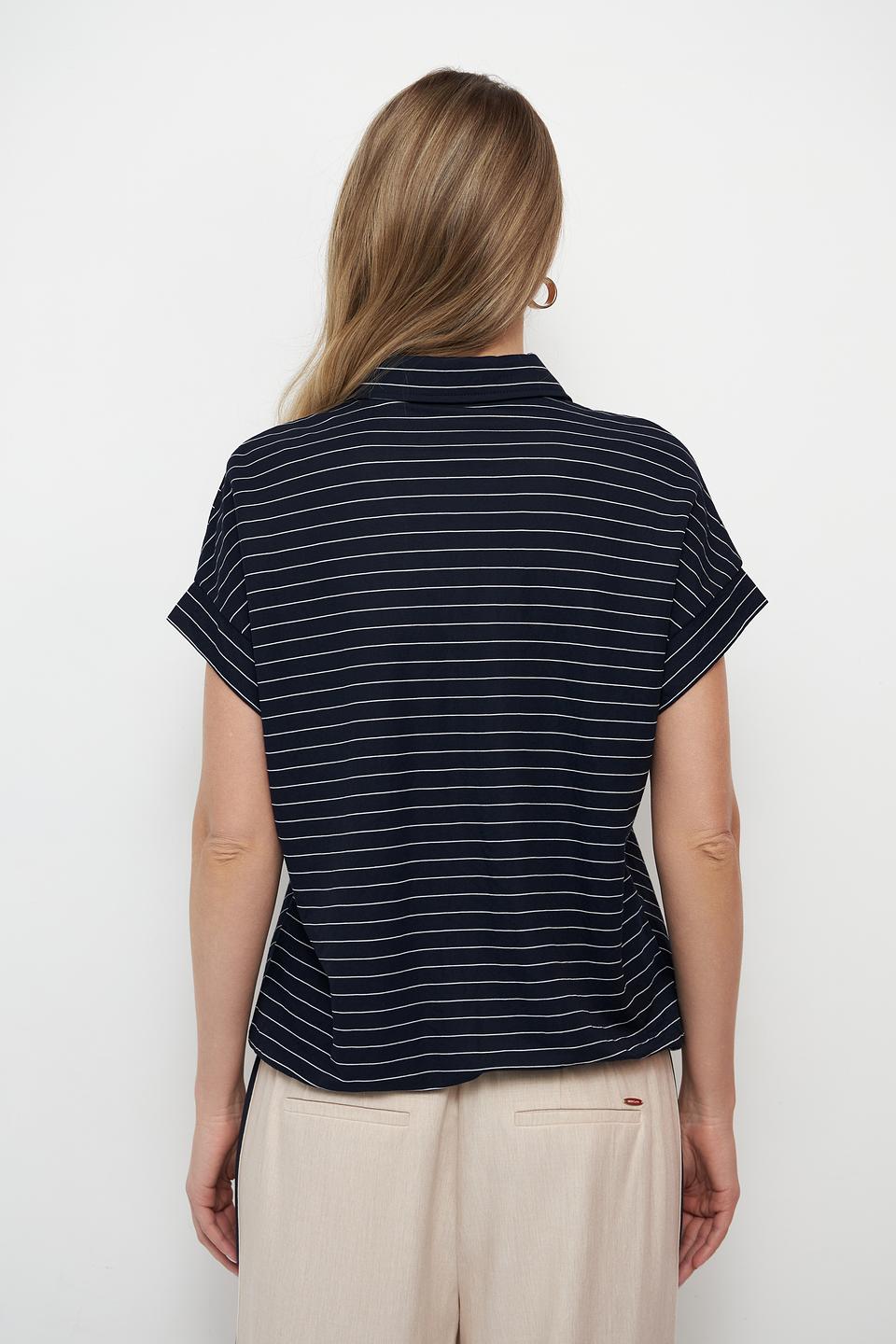 Поло Lebek в полоску