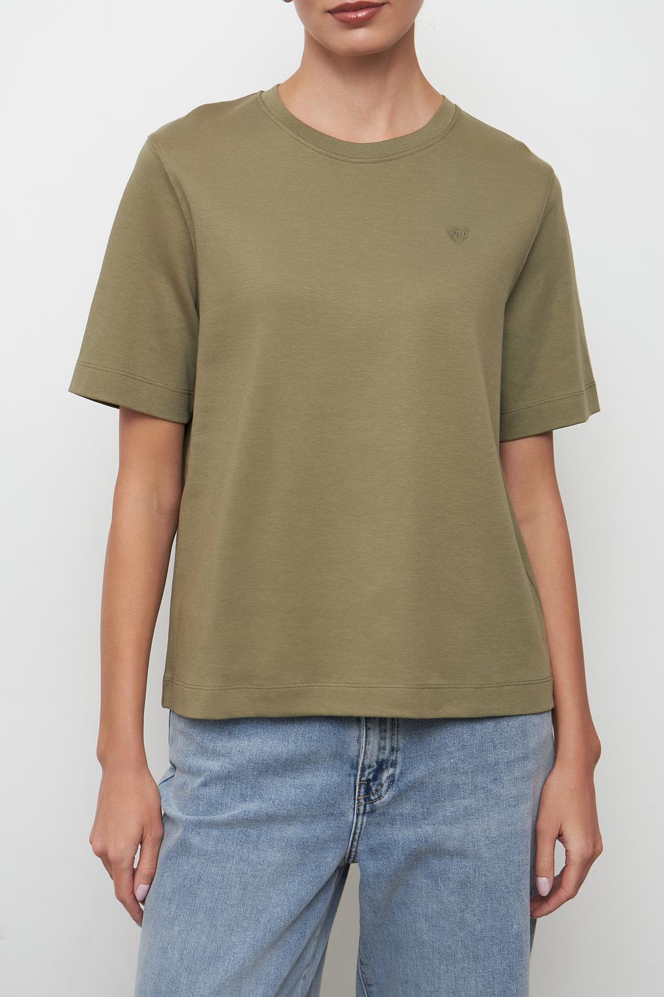 Футболка Oui оливковая