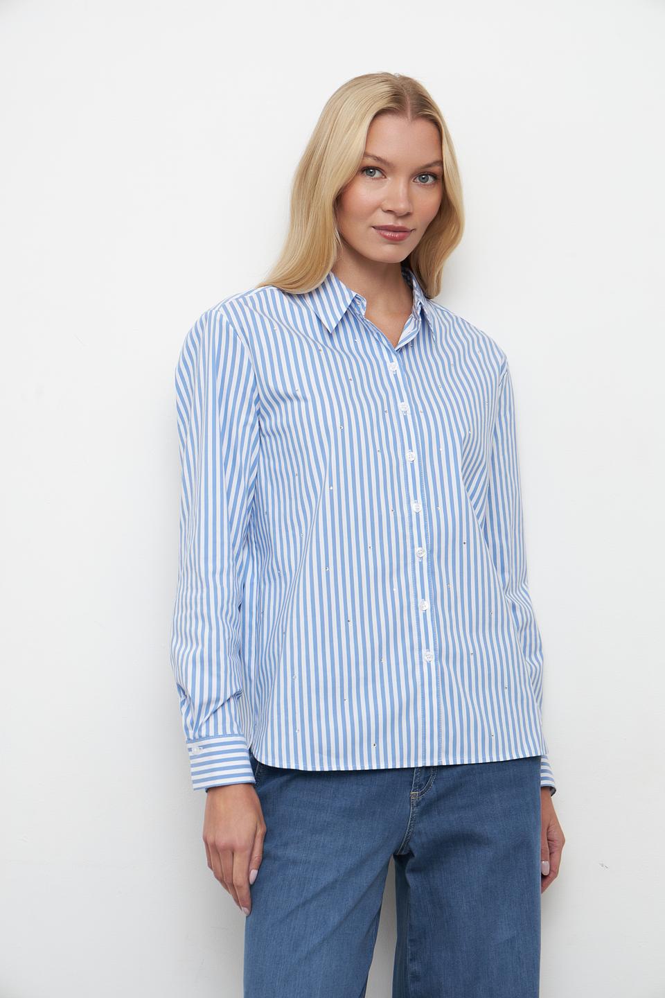 Блуза Betty Barclay в полоску голубую