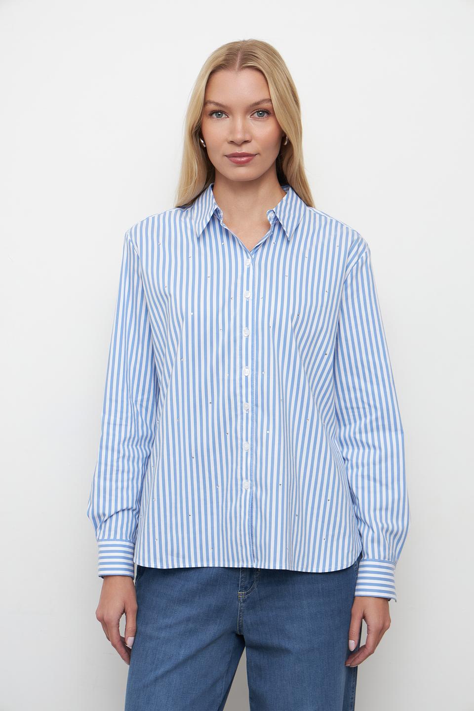 Блуза Betty Barclay в полоску голубую
