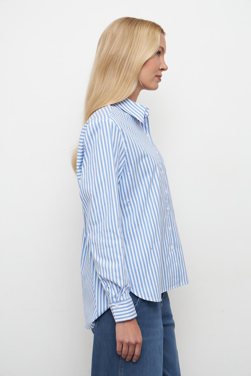Блуза Betty Barclay в полоску голубую