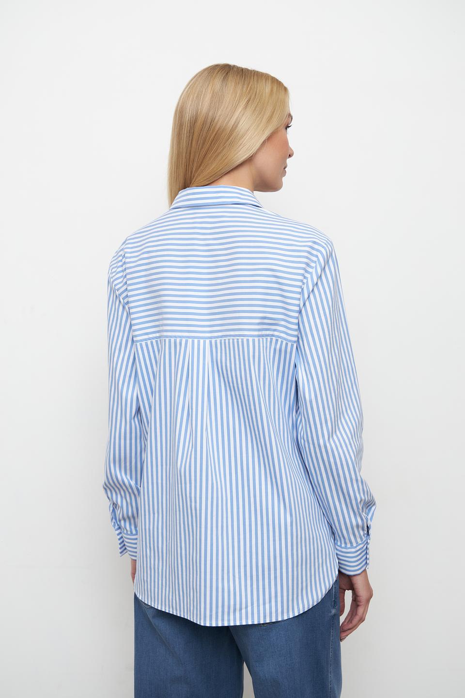 Блуза Betty Barclay в полоску голубую