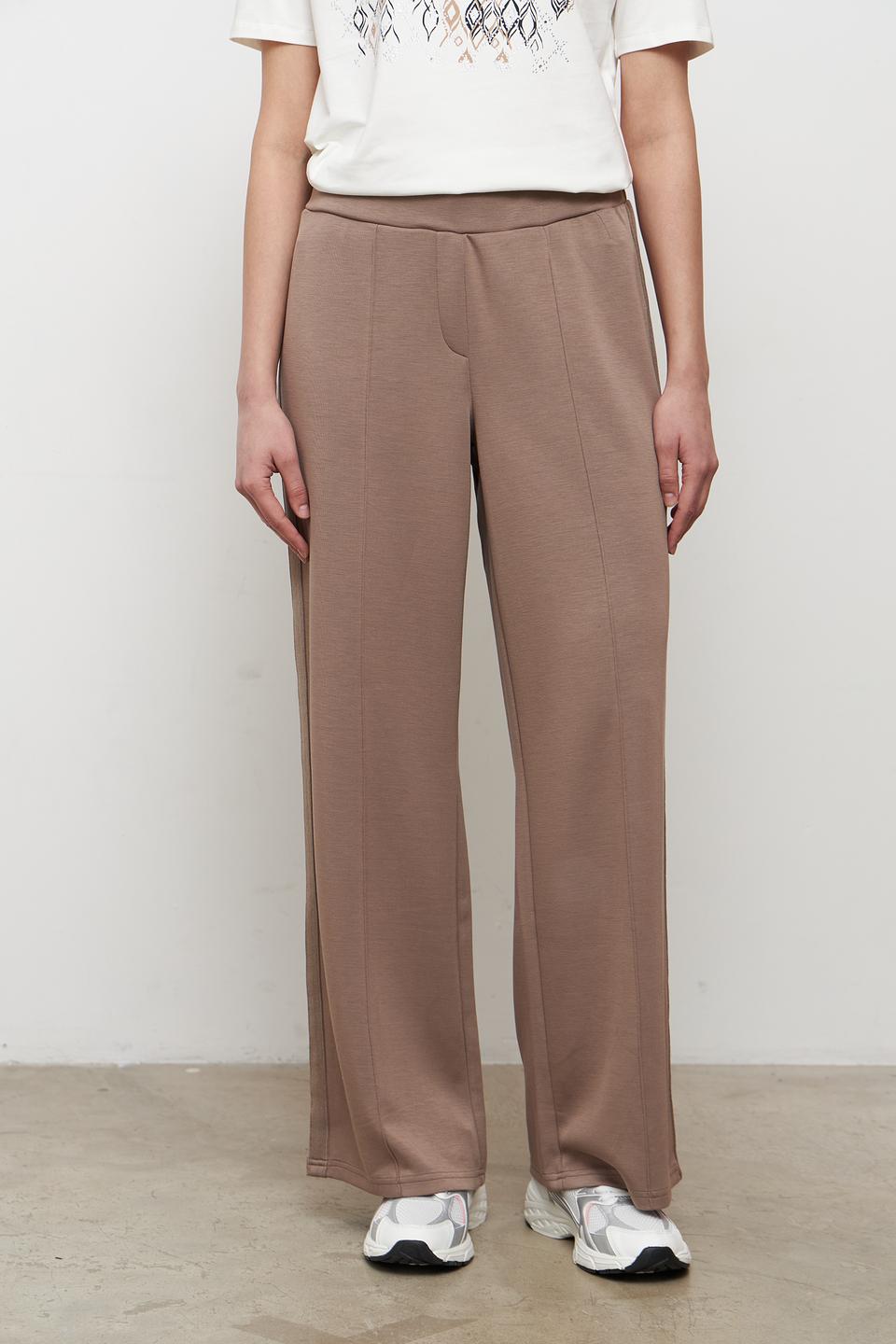Брюки Broadway палаццо коричневые