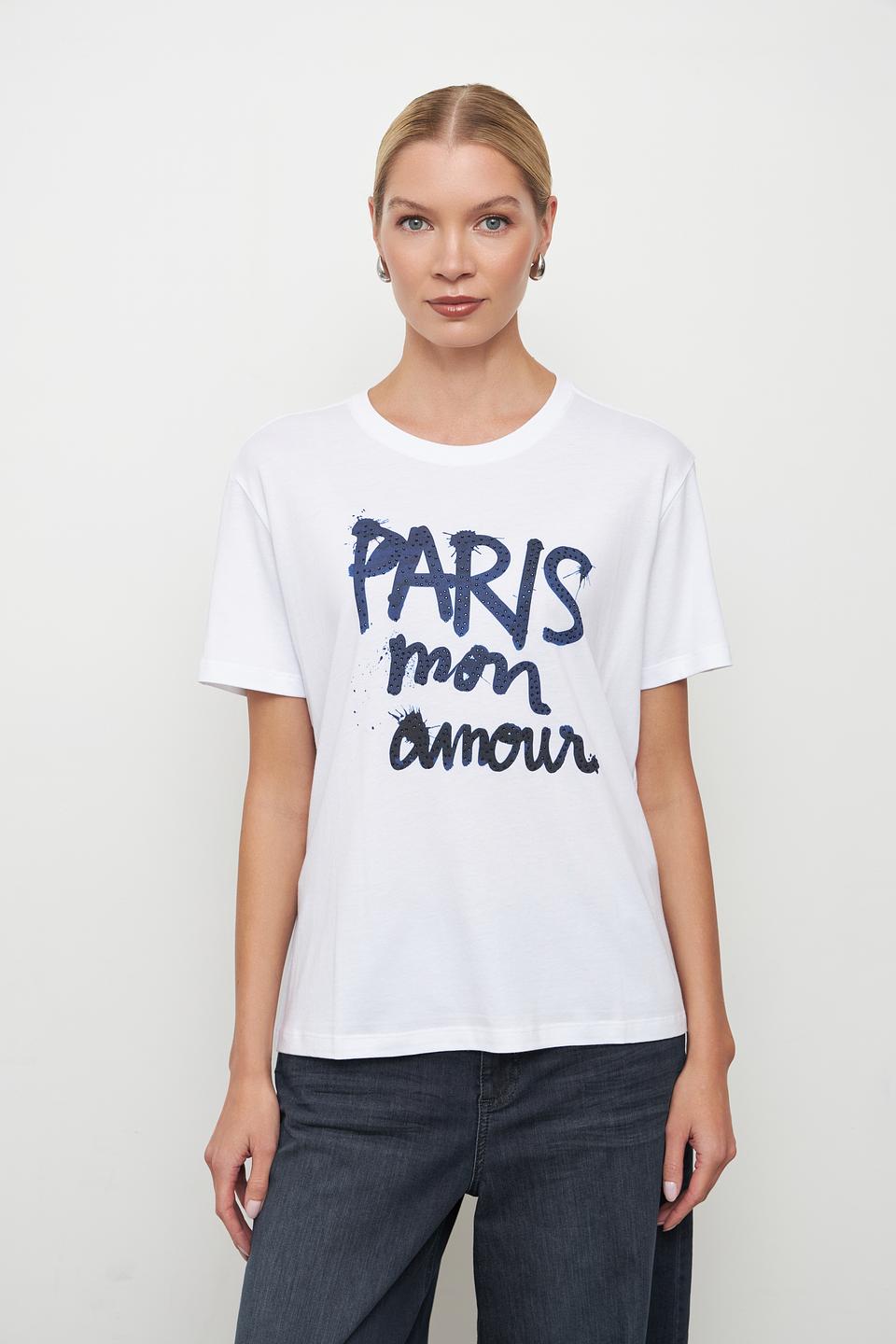 Футболка Catnoir Paris mon amour белая