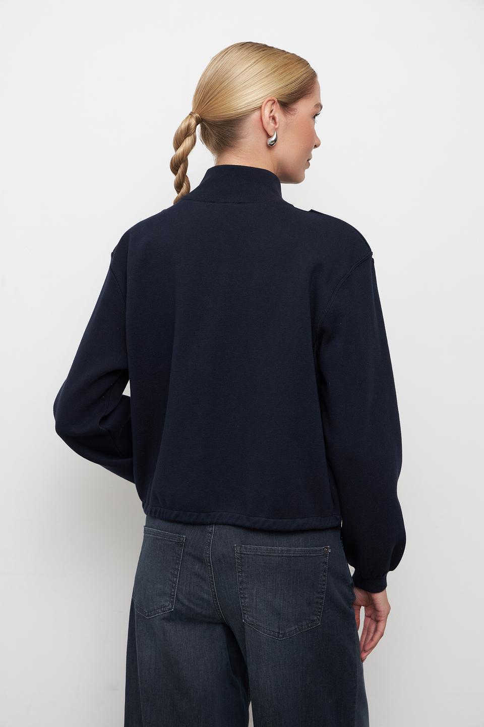 Жакет Monari приталенный тёмно-синий