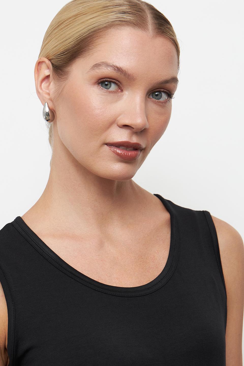 Топ Pezzo чёрный базовый