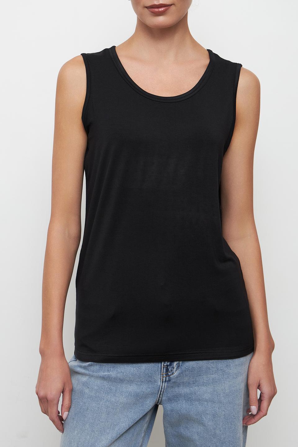 Топ Pezzo чёрный базовый